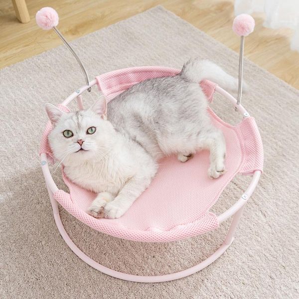 cat beds & furniture bed hammock detachable mesh sleeping with funny balls non-slip iron frame pet for kitty puppy cats accessories
cat beds & furniture bed hammock detachable mesh sleeping with funny balls non-slip iron frame pet for kitty puppy cats accessories