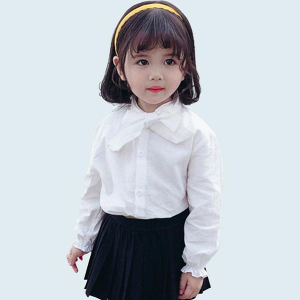baby girl white blouse long sleeve casual style children's shirts for girls school uniform, White;black
baby girl white blouse long sleeve casual style children's shirts for girls school uniform, White;black