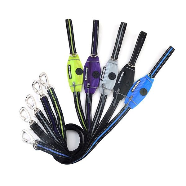 reflective pet dog leash with poop waste bag pocket nylon traction rope leashes for dogs walking running leads supplies collars &
reflective pet dog leash with poop waste bag pocket nylon traction rope leashes for dogs walking running leads supplies collars &