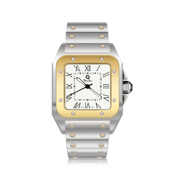 men's automatic mechanical watch requin santo silver white stainless steel strap wssa gold three-hand sapphire dial fashion casual 100x, Slivery;brown
men's automatic mechanical watch requin santo silver white stainless steel strap wssa gold three-hand sapphire dial fashion casual 100x, Slivery;brown