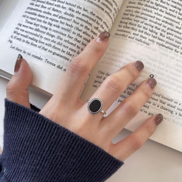 cluster rings 100% authentic s925 sterling silver fine jewelry black agate oval &twist pattern ring adjustable c-j1687, Golden;silver
cluster rings 100% authentic s925 sterling silver fine jewelry black agate oval &twist pattern ring adjustable c-j1687, Golden;silver