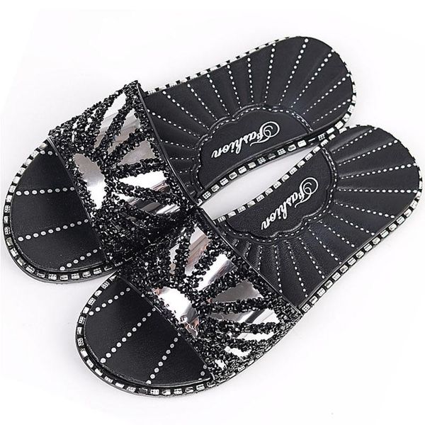 slippers women summer fashion casual belt rhinestone outside wear tide word zapatos de mujer, Black
slippers women summer fashion casual belt rhinestone outside wear tide word zapatos de mujer, Black