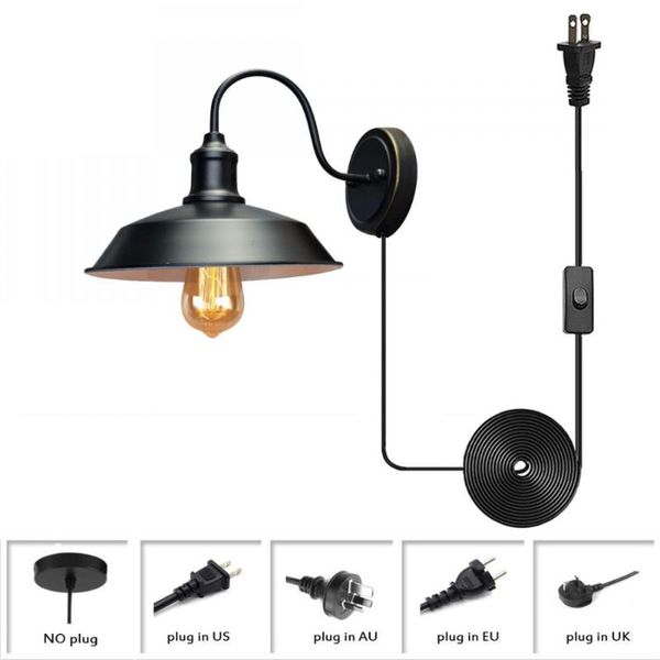 wall lamp gooseneck sconces plug in cord, black metal mount fixtures, vintage industrial indoor and outdoor light
wall lamp gooseneck sconces plug in cord, black metal mount fixtures, vintage industrial indoor and outdoor light