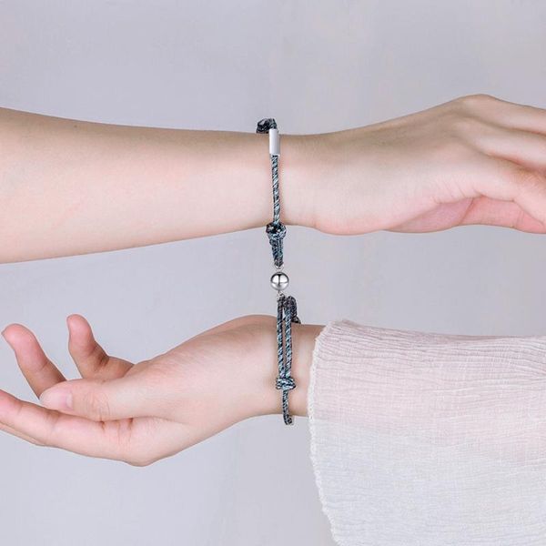 charm bracelets custom bracelet personalized name couples for men women's friendship rope distance couple magnetic 2pcs/set, Golden;silver
charm bracelets custom bracelet personalized name couples for men women's friendship rope distance couple magnetic 2pcs/set, Golden;silver