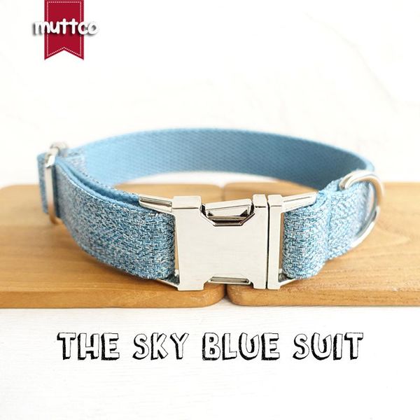 10pcs/lot muttco personalized pet products customized puppy id tag collar the sky blue suit adjustable dog leash udc071 collars & leashes
10pcs/lot muttco personalized pet products customized puppy id tag collar the sky blue suit adjustable dog leash udc071 collars & leashes