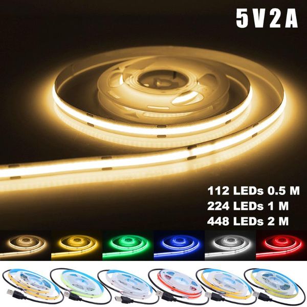 strips 5v cob flexible led strip light 224leds bendable tape bedroom decoration lights cabinet lighting d30
strips 5v cob flexible led strip light 224leds bendable tape bedroom decoration lights cabinet lighting d30
