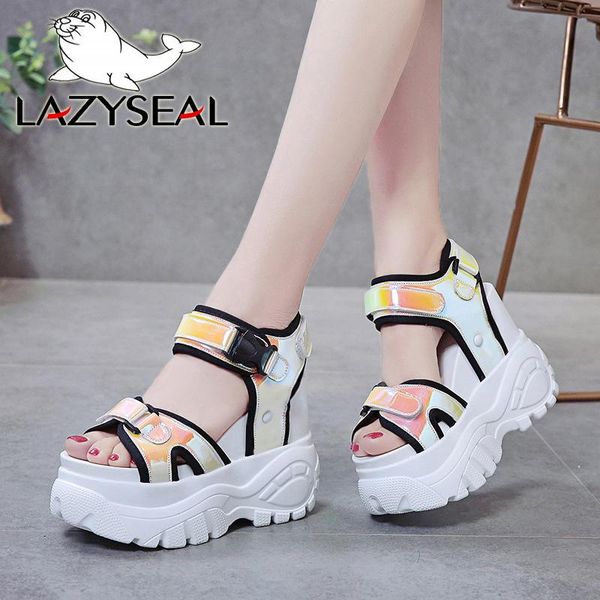 lazyseal 11cm height increasing platform sandals women bottom 2021 chunky heel student summer beach shoes sandalias mujer, Black
lazyseal 11cm height increasing platform sandals women bottom 2021 chunky heel student summer beach shoes sandalias mujer, Black