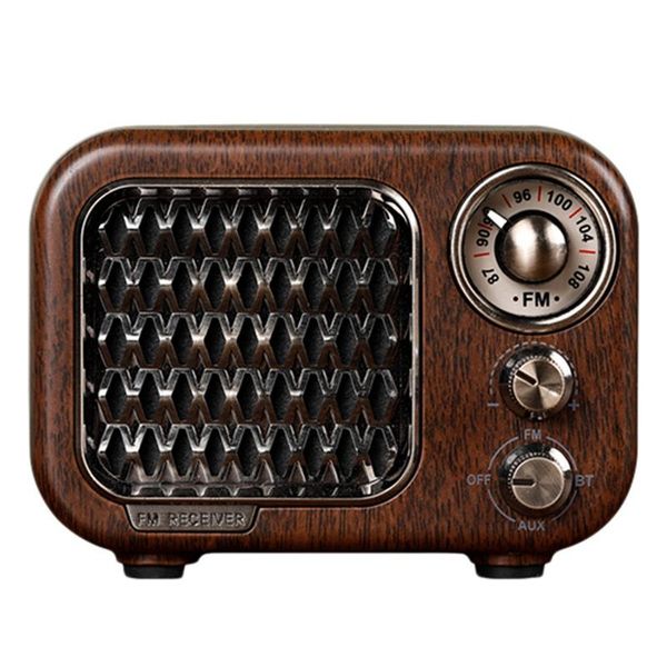 radio fm small retro with bluetooth, nostalgic 1100mah rechargeable battery, support aux/tf card/bluetooth 
radio fm small retro with bluetooth, nostalgic 1100mah rechargeable battery, support aux/tf card/bluetooth