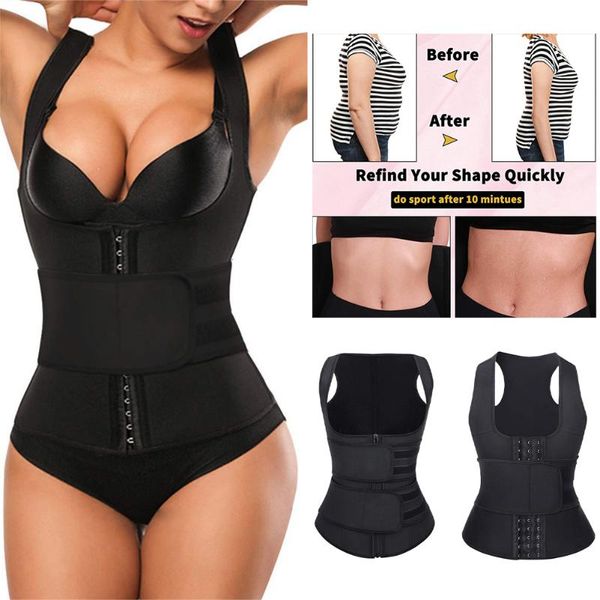 gym clothing waist trainer fat burning waistband body shaping sauna vest women underbust corset slimming home sport girdle daily office, White;black
gym clothing waist trainer fat burning waistband body shaping sauna vest women underbust corset slimming home sport girdle daily office, White;black