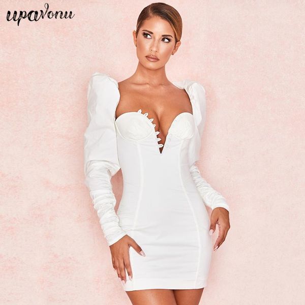 casual dresses 2021 dress party women's verano elegant long-sleeved white v-neck tight-fitting club mini, Black;gray
casual dresses 2021 dress party women's verano elegant long-sleeved white v-neck tight-fitting club mini, Black;gray