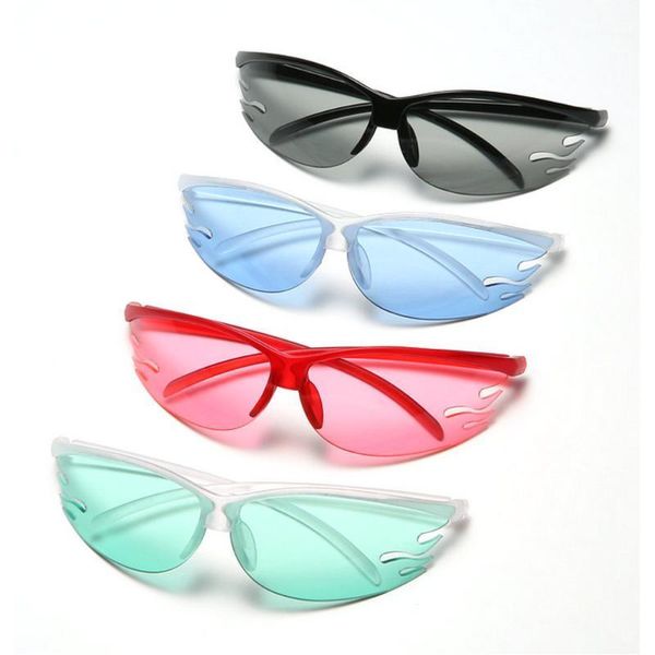 sunglasses oversized one piece rimless flame men fashion outdoor sports windproof goggles women uv mask sun glasses nx, White;black
sunglasses oversized one piece rimless flame men fashion outdoor sports windproof goggles women uv mask sun glasses nx, White;black