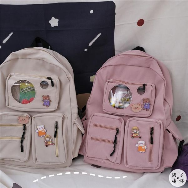 student college style wild schoolbag female japanese harajuku backpack ulzzang travel
student college style wild schoolbag female japanese harajuku backpack ulzzang travel