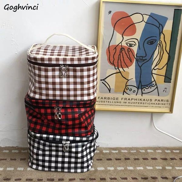 women cosmetic bags plaid simple organizer travel necessaries waterproof makeup cases multifunction toiletry high-capacity bolsa &
women cosmetic bags plaid simple organizer travel necessaries waterproof makeup cases multifunction toiletry high-capacity bolsa &