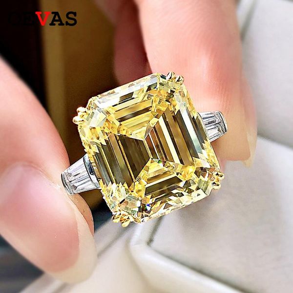 cluster rings oevas 100% 925 sterling silver wedding ring for women sparkling 13*15mm emerald cut yellow pink high carbon diamond fine jewel, Golden;silver
cluster rings oevas 100% 925 sterling silver wedding ring for women sparkling 13*15mm emerald cut yellow pink high carbon diamond fine jewel, Golden;silver