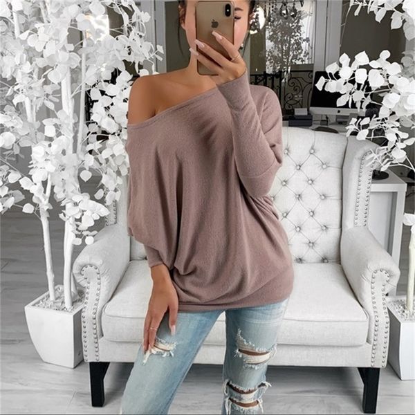 women's tees t-shirt 2021 spring fashion women's off shoulder solid color long sleeve t-shirt, White
women's tees t-shirt 2021 spring fashion women's off shoulder solid color long sleeve t-shirt, White