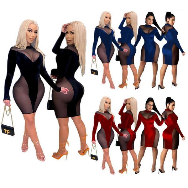 spring women's dresses fashion trends nightclub see-though mesh patchwork long sleeve o-neck mini dress casual, Black;gray
spring women's dresses fashion trends nightclub see-though mesh patchwork long sleeve o-neck mini dress casual, Black;gray
