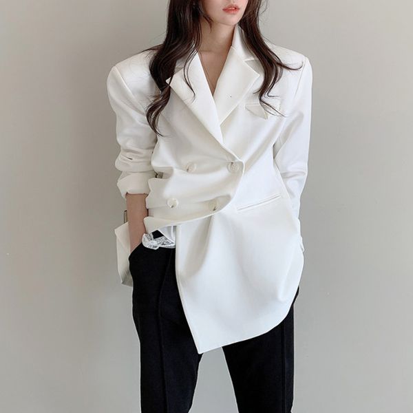 suits autumn office lady minimalist women jacket blazer formal loose elegant double breasted suit coat solid stylish outwear 67ga, White;black
suits autumn office lady minimalist women jacket blazer formal loose elegant double breasted suit coat solid stylish outwear 67ga, White;black
