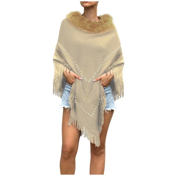 scarves design women winter tassels solid knitted cashmere poncho capes fur collar shawl cardigans sweater coat reversible, Blue;gray
scarves design women winter tassels solid knitted cashmere poncho capes fur collar shawl cardigans sweater coat reversible, Blue;gray