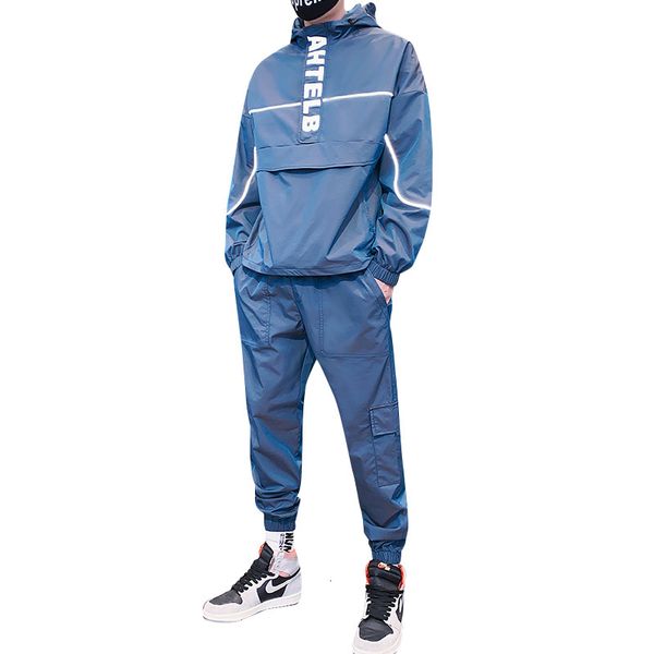hoodies autumn fashion reflective tracksuit hooded sweat 2 piece set men streetwear jogger suits plus size m-5xl, Black
hoodies autumn fashion reflective tracksuit hooded sweat 2 piece set men streetwear jogger suits plus size m-5xl, Black