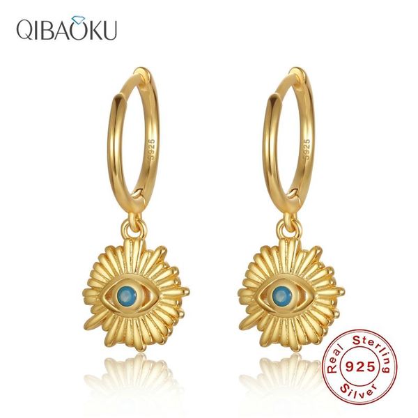 hoop & huggie genuine 925 sterling silver earrings for women eye shape gold simple cute fashion ear jewelry gift, Golden;silver
hoop & huggie genuine 925 sterling silver earrings for women eye shape gold simple cute fashion ear jewelry gift, Golden;silver