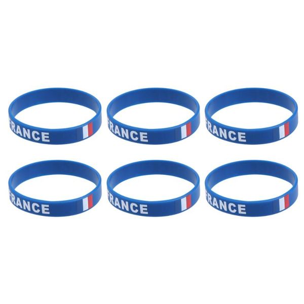 wrist support 10 pcs flag printed country silicone wristband fashion sports bracelet hand ring for game football match(franc, Black;red
wrist support 10 pcs flag printed country silicone wristband fashion sports bracelet hand ring for game football match(franc, Black;red