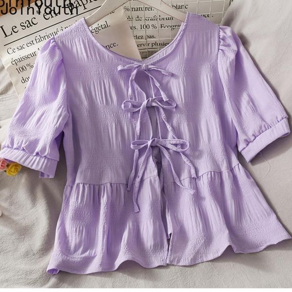 women's t-shirt joinyouth female sweet bowknot drawstring o neck tunic t-shirts summer solid fashion short sleeve mujer camisetas, White
women's t-shirt joinyouth female sweet bowknot drawstring o neck tunic t-shirts summer solid fashion short sleeve mujer camisetas, White