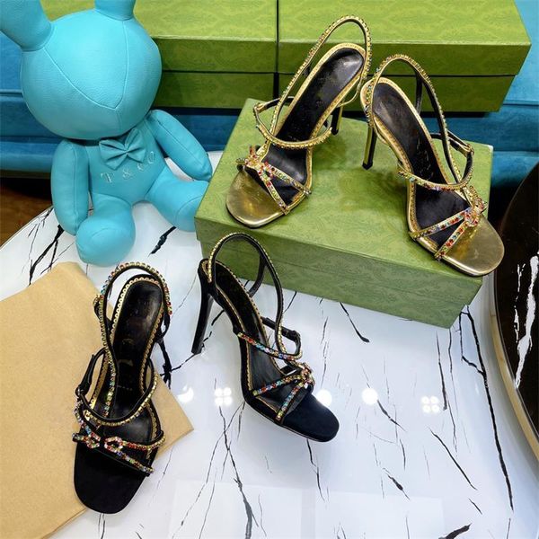 dress shoes 2021 crystal women sandals 10cm heels zapatillas mujer genuine leather chaussure femme luxury ladies, Black
dress shoes 2021 crystal women sandals 10cm heels zapatillas mujer genuine leather chaussure femme luxury ladies, Black