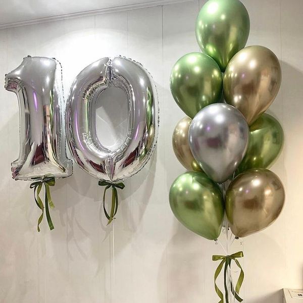 metal gold silver balloons ink green jungle theme latex balloon wedding birthday party decoration festival celebration supplies
metal gold silver balloons ink green jungle theme latex balloon wedding birthday party decoration festival celebration supplies