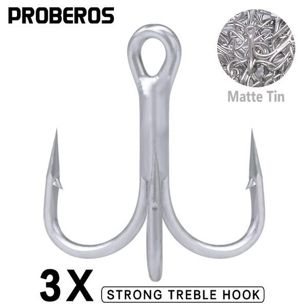 10pcs/lot saltwater fishing hook matte tin treble 2/0#-1/0#-1#-2#-4#-6#-8# high-carbon steel high strength 3x hooks
10pcs/lot saltwater fishing hook matte tin treble 2/0#-1/0#-1#-2#-4#-6#-8# high-carbon steel high strength 3x hooks
