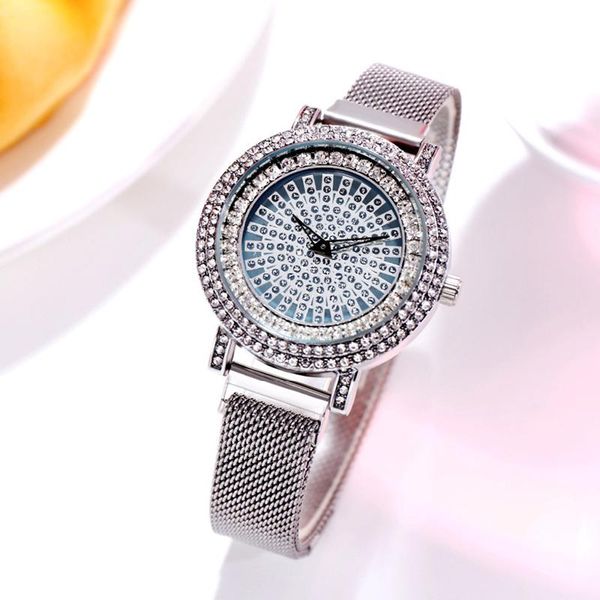 wristwatches luxury watch ladies 2021 brand fashion full diamond rotation steel strap wrist watches clock relogio feminino, Slivery;brown
wristwatches luxury watch ladies 2021 brand fashion full diamond rotation steel strap wrist watches clock relogio feminino, Slivery;brown