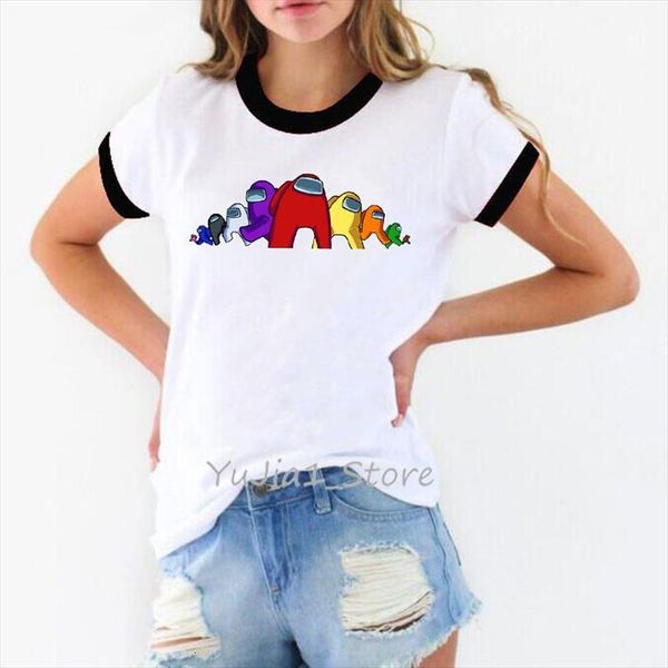 rainbow game and women summer men fashion womens funny female harajuku kawaii clothes haut tumble tee, White;black
rainbow game and women summer men fashion womens funny female harajuku kawaii clothes haut tumble tee, White;black