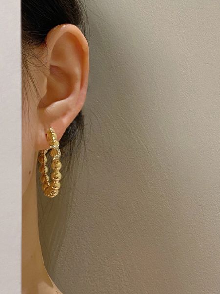 2022 small drop charm dangle stud earring with beads in 18k gold plated and diamond for women wedding jewelry gift have box stamp ps4081, Silver
2022 small drop charm dangle stud earring with beads in 18k gold plated and diamond for women wedding jewelry gift have box stamp ps4081, Silver