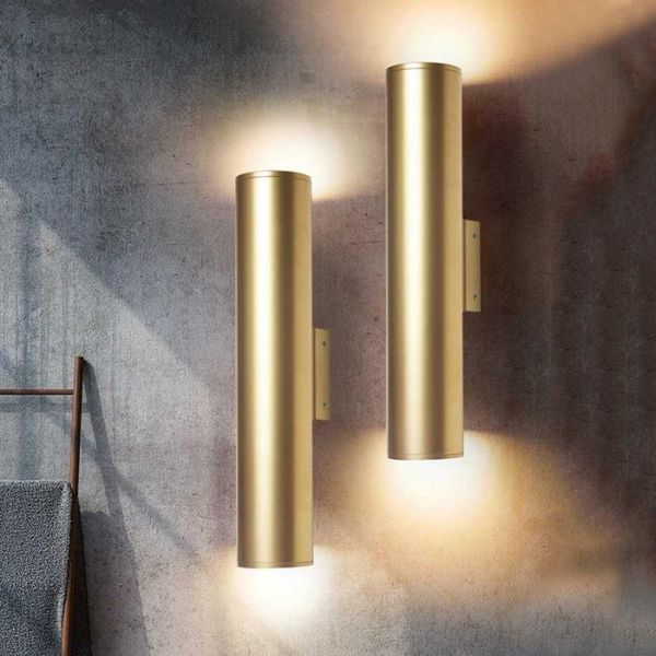creative personality golden cylinder led wall light bedroom bedside lamp el corridor lighting living room decoration
creative personality golden cylinder led wall light bedroom bedside lamp el corridor lighting living room decoration
