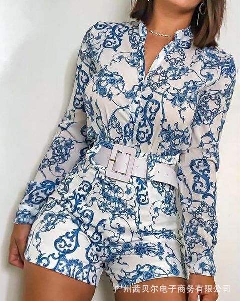 wepbel summer women jumpsuits long sleeve blue color slim fit high waist playsuit printed casual jumpsuit without belt women's & romper, Black;white
wepbel summer women jumpsuits long sleeve blue color slim fit high waist playsuit printed casual jumpsuit without belt women's & romper, Black;white