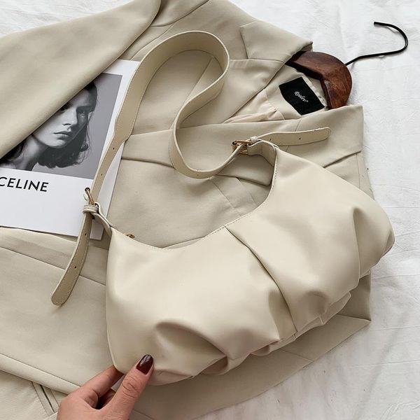fashion retro solid color crossbody bag women pleated cloud pu totes travel streetwear large capacity shoulder messenger pouch evening bags
fashion retro solid color crossbody bag women pleated cloud pu totes travel streetwear large capacity shoulder messenger pouch evening bags