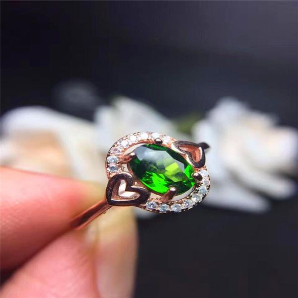 cluster rings pure 925 sterling solid silver 100% natural chrome diopsid 5mm*7mm ring for woman valentine's day gift, Golden;silver
cluster rings pure 925 sterling solid silver 100% natural chrome diopsid 5mm*7mm ring for woman valentine's day gift, Golden;silver
