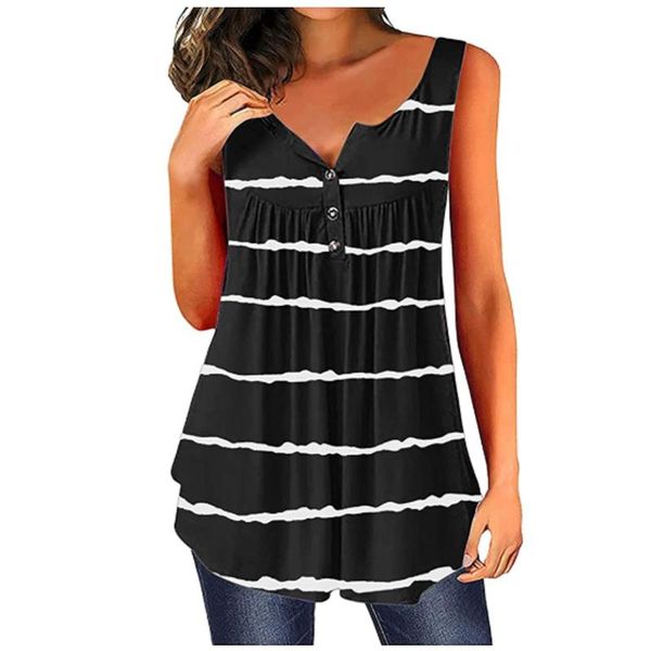 women's blouses & shirts plus size street shirt casual v-neck cross strap sleeveless loose tank summer striped 2021, White
women's blouses & shirts plus size street shirt casual v-neck cross strap sleeveless loose tank summer striped 2021, White