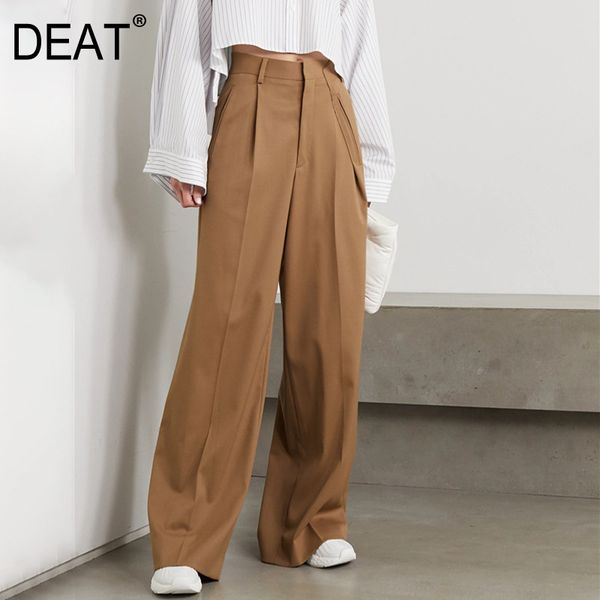 spring designer's irregular folding high waist and thin drop feeling wide leg pants versatile suit casual 210421, Black;white
spring designer's irregular folding high waist and thin drop feeling wide leg pants versatile suit casual 210421, Black;white