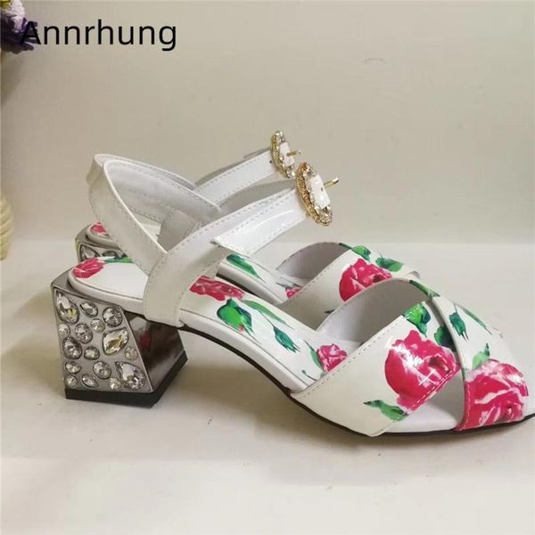 rhinestone chunky heel sandals women flower printed cross strap peep toe summer party shoes crystal buckle high heels sandalias, Black
rhinestone chunky heel sandals women flower printed cross strap peep toe summer party shoes crystal buckle high heels sandalias, Black