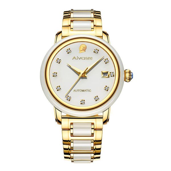 wristwatches brand jade business high-end men watch sapphire mirror automatic mechanical dial watches male creative gift women, Slivery;brown
wristwatches brand jade business high-end men watch sapphire mirror automatic mechanical dial watches male creative gift women, Slivery;brown