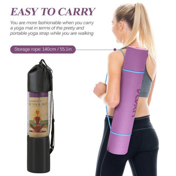 72.0Ã24in portable double dual-colored yoga mat thicken sports anti-slip for fitness with carrying strap and storage bag mats
72.0Ã24in portable double dual-colored yoga mat thicken sports anti-slip for fitness with carrying strap and storage bag mats