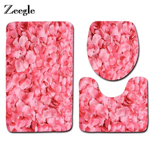 bath mats zeegle romantic rose printed 3pcs bathroom carpets set toilet anti-slip rugs lid cover
bath mats zeegle romantic rose printed 3pcs bathroom carpets set toilet anti-slip rugs lid cover
