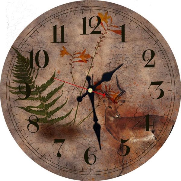wall clocks brown forest deer battery operated silent non ticking modern round clock decor for bedrooms kitchen
wall clocks brown forest deer battery operated silent non ticking modern round clock decor for bedrooms kitchen
