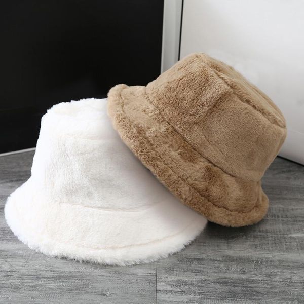 wide brim hats fashion women artificial fur bucket hat autumn winter warm thickened fisherman panama soft plush basin lady cap, Blue;gray
wide brim hats fashion women artificial fur bucket hat autumn winter warm thickened fisherman panama soft plush basin lady cap, Blue;gray