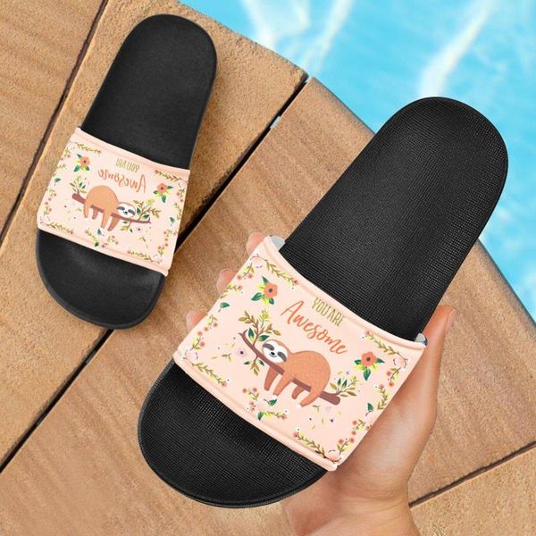 lovely cartoon sloth design ladies comfortable flips flops casual house women's slides woman sandals summer slippers, Black
lovely cartoon sloth design ladies comfortable flips flops casual house women's slides woman sandals summer slippers, Black