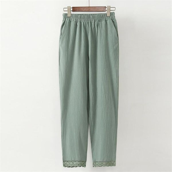 women's pants & capris 2021 women casual pure color fashion pencil summer cotton linen loose feet nine points a35, Black;white
women's pants & capris 2021 women casual pure color fashion pencil summer cotton linen loose feet nine points a35, Black;white