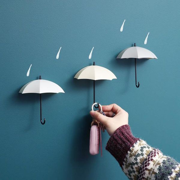 pcs / set umbrella hook self adhesive kitchen sticky holder wall door clothes hanger keys various hanging hooks & rails
pcs / set umbrella hook self adhesive kitchen sticky holder wall door clothes hanger keys various hanging hooks & rails
