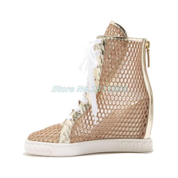 boots hollow air mesh ankle booties lace up height increase custom made summer women shoes back zipper nude breathable, Black
boots hollow air mesh ankle booties lace up height increase custom made summer women shoes back zipper nude breathable, Black