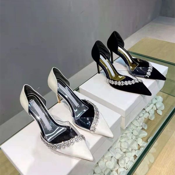 69% off store online diamond high heeled shoes 2021 new splicing hollow versatile fairy french white sandals, Black
69% off store online diamond high heeled shoes 2021 new splicing hollow versatile fairy french white sandals, Black