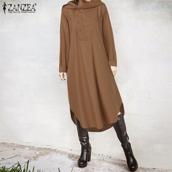 zanzea 2021 women fashion autumn hoodies sundress hooded long sleeve shirt dress buttons vestidos femme kaftan robe plus size, Black;gray
zanzea 2021 women fashion autumn hoodies sundress hooded long sleeve shirt dress buttons vestidos femme kaftan robe plus size, Black;gray